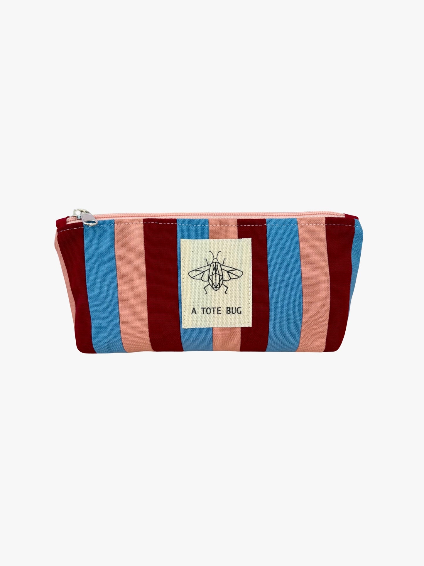 Utility Zip Pouch - Rose & Sky Blue