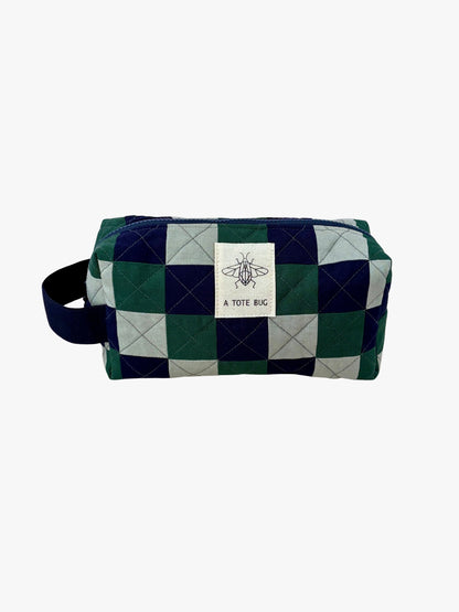 Maxi Cosmetic Bag - Green Tint & Midnight