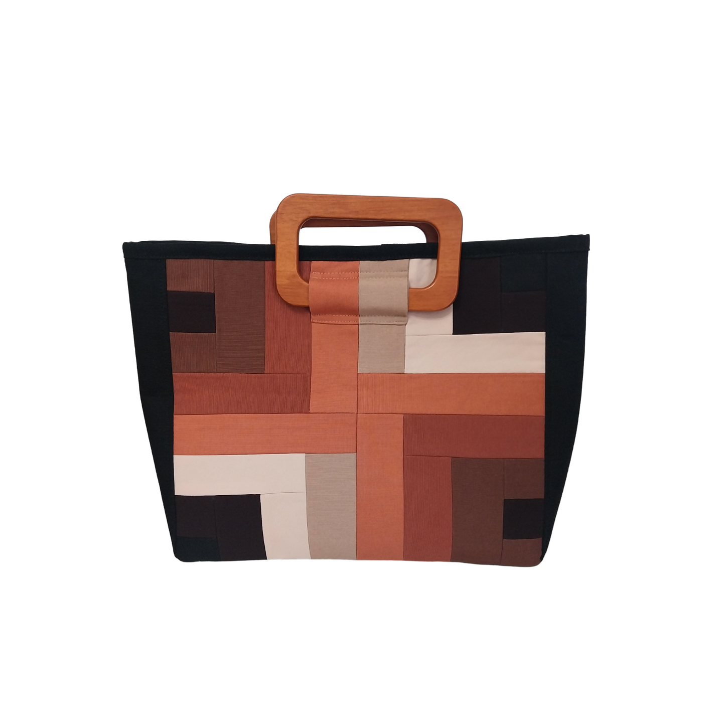 Promethea Wooden Handle Tote Bag